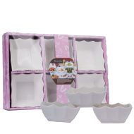 Set 6 mini platouri mici, 31,5 x 21 x 4,7 cm
